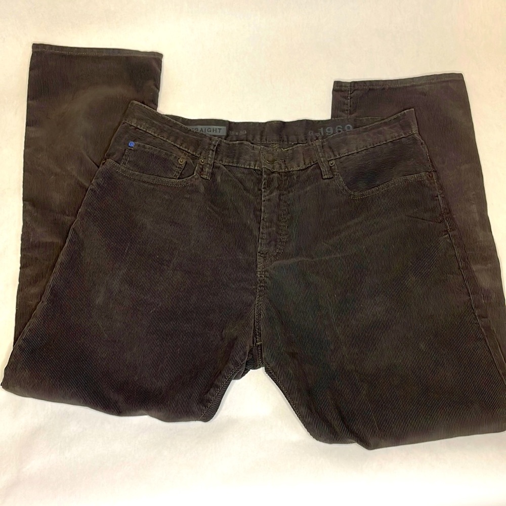 🔴 Gap Straight leg Corduroy 35x30